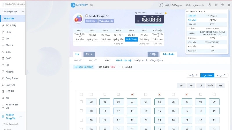 Soi cầu dàn đề theo các ngày trong tuần